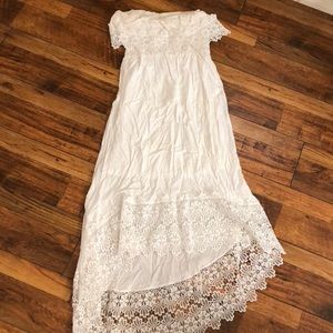 Off the shoulder floral dress